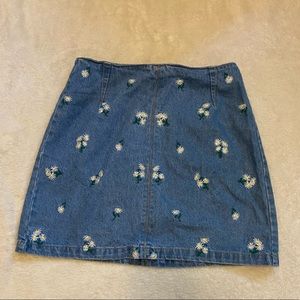 DIVIDED (H&M) denim skirt
